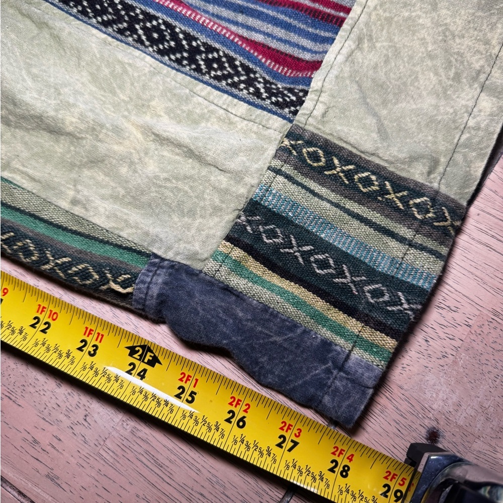 Gringo Patchwork Boho Overalls Small Festival Hip… - image 7